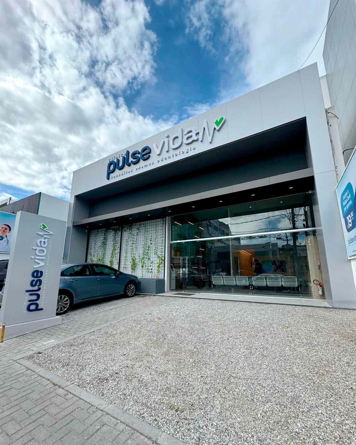 Fachada da Clínica Pulse Vida na Av. Agamenon Magalhães, em Caruaru